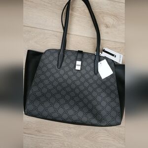 Nine West Black and Gray Women's Tote Bag